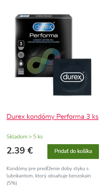 kondomy durex pre dlhsi sex