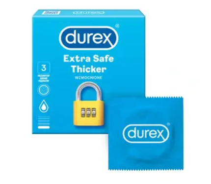 kondómy durex extra safe 3 ks