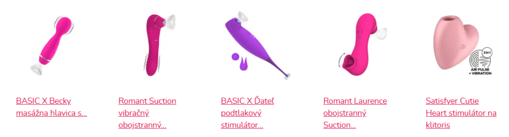 výber top 5 tlakových stimulátorov na klitoris