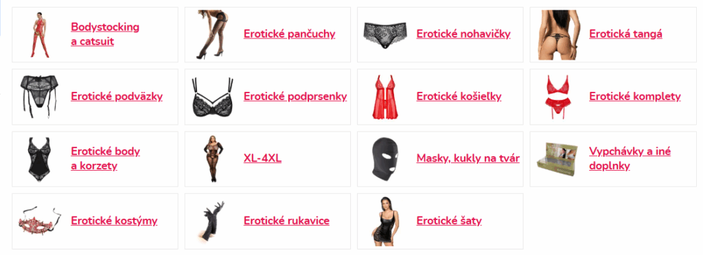 erotická bielizeň